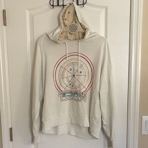 Disney Parks Cream Tron Lightweight Hoodie